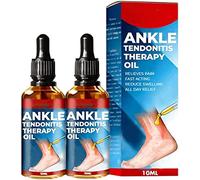 German Ankle Tendonitis Therapy Oil,Foot and Ankle Massage Treatment Oil for Sore and Stiff Joints,Boost Blood Circulation,Pain Relief and Reduce Stress on The Ankle (2 Pcs)
