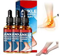 German Ankle Tendonitis Therapy Oil,Foot and Ankle Massage Treatment Oil for Sore and Stiff Joints,Boost Blood Circulation,Pain Relief and Reduce Stress on The Ankle (3 Pcs)
