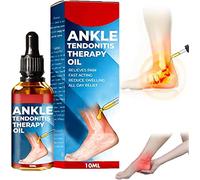 German Ankle Tendonitis Therapy Oil,Foot and Ankle Massage Treatment Oil for Sore and Stiff Joints,Boost Blood Circulation,Pain Relief and Reduce Stress on The Ankle (1 Pcs)