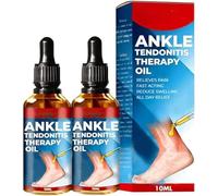 German Ankle Tendonitis Therapy Oil, Foot & Ankle Massage Treatment Oil for Sore and Stiff Joint, Boost Blood Circulation, Pain Relief & Reduce Stress on The Ankle (2pcs)