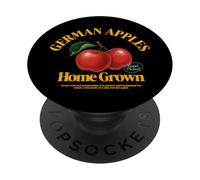 German Apples Home Grown Hand Picked Vintage Art Spring PopSockets Adhesive PopGrip