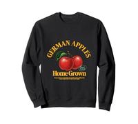 German Apples Home Grown Hand Picked Vintage Art Spring Sweatshirt