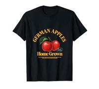 German Apples Home Grown Hand Picked Vintage Art Spring Value Graphic T-Shirt