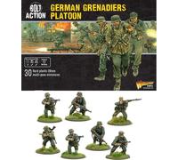 German Army Grenadiers Infantry 28mm Scale Plastic Miniatures Bolt Action | by Warlord Games - Highly Detailed World War 2 Miniatures for Table-top Wargaming
