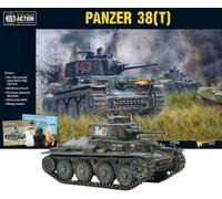 German Army Panzer 38 (t) 1:56 Plastic Scale Model Tank Bolt Action | Highly Detailed World War 2 Miniatures by Warlord Games