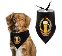German Beer Sausage Cute Dog Bandana Triangle Adjustable Washable Cat Scarf Pet Accessories