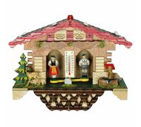German Black Forest weather house with keyboard
