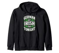 German But Irish For Tonight St Patricks Day Zip Hoodie