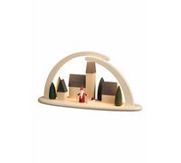 German candle arch LED, length 42 cm / 17 inch, natural, electrically illumin...