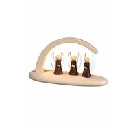 German candle arch, length 24 cm / 10 inch, natural, electrically illuminated...