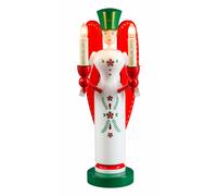 German candlestick angel, height 32 cm / 13 inch, electrically illuminated, o...