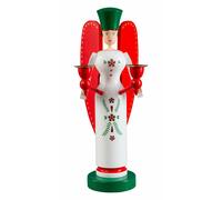 German candlestick angel, height 32 cm / 13 inch, original Erzgebirge by Rich...