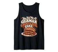 German Chocolate Cake Funny Baker Baking Humor Tank Top
