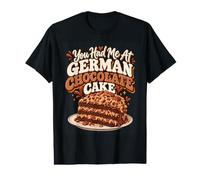 German Chocolate Cake Funny Baker Baking Humor Value Graphic T-Shirt