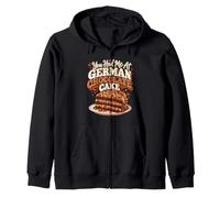German Chocolate Cake Funny Baker Baking Humor Zip Hoodie