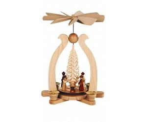 German christmas pyramid arch Nativity scene, height 29 cm / 11 i.. MU 10220 NEW