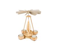 German christmas pyramid Deer, hand-carved, height 24 cm / 9 inch.. MU 10108 NEW