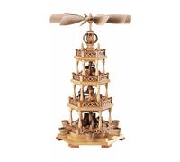 German christmas pyramid Erzgebirge motif, 3-tier, height 58 cm /.. MU 10512 NEW