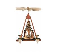 1 Tier Christmas Pyramid - Nativity - 29 cm Christmas Pyramid Original Erzgebirge - Müller Kleinkunst