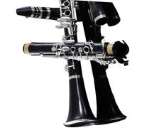 German Clarinet For Beginners, B-flat Bakelite, Synthetic Wood Clarinet For Students To Take The Exam (Color : Bakelite)