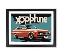 German Concept Car BLK Framed Wall Art Print A2 Black