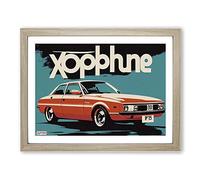 German Concept Car BLK Framed Wall Art Print A2 Oak