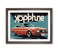 German Concept Car BLK Framed Wall Art Print A2 Walnut