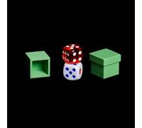 German Dice Street Magic Tricks Dice Penetration Close up Magic Magia Magie Magicians Prop Accessory