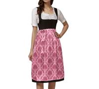 German Dirndl Dress Women Beer Maid Costumes Carnival Dirndls Outfit Festival Fancy Dresses Party Apron Gift For Traditional Costume Oktoberfest