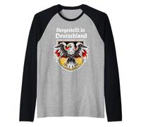 German Eagle and German Tradition Raglan Baseball Tee