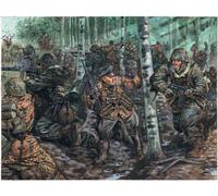 German Elite Troops WWII Plastic Kit 1:72 Model Italeri