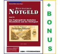 German emergency money volume 13 the paper of railways & Reichspost