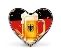 German Flag Beer Cute Button Pins Heart Badge Cool Personalised Pattern Brooches for Bag Hat