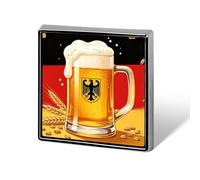 German Flag Beer Cute Button Pins Square Badge Cool Personalised Pattern Brooches for Bag Hat