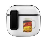 German Flag Beer Printed Wireless Bluetooth Earphone Protective Holder Compatible with Airpods 4 Funny Earbud Case