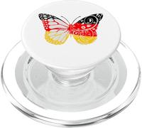 German Flag Butterfly Butterflies Bug Wings Deutschland Flag PopSockets PopGrip for MagSafe