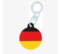 German Flag Dog Tags for Pets,Round Acrylic Pet ID Tags,Perfect for Small to Large Dogs and Cats,Cute & Functional