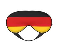 German Flag Double Sided Sleep Mask Soft Comfortable Light Blocking Eye Cover for Night Rest