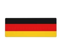 German Flag Gaming Desk Mat, Wide Surface Desk Pad for Keyboard, Mouse and Improved Gaming Stability