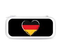 German Flag Heart Germany Carry Case for Switch Carrying Cover Storage Bag Protective Accessories Travel White-Style