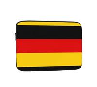 German Flag Laptop Sleeve Case 10 Inch Suitable for Notebook Computer Tablet Traveling Carrying Simple Case