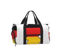 German Flag Map Print Handheld Crossbody Sports Luggage Bag