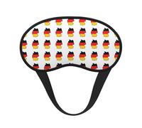 German Flag Map Sleep Mask 100% Light Blocking Eye Mask for Sleeping, Sleep Mask for Unisex for Travel/Nap