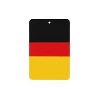 German Flag Pattern Car Air Fresheners 6 Pcs Rectangle Hanging Aromatherapy Tablets Scented Fresheners For Bedroom Bathroom