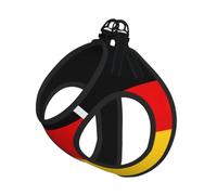 German Flag Pet Leash Vest For Small Dogs Cats Reflective Adjustable Soft Outdoor Walking Hiking Training