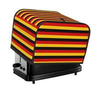 German Flag Print 4-Slice Toaster Cover Dustproof Waterproof Kitchen Appliance Shield Daily Usability