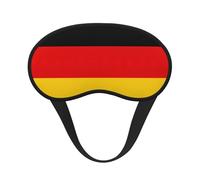 German Flag Print Black Out Eye Mask for Sleeping Airplane, Sleep Mask Polyester for Home and Travel