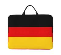 German Flag Print Laptop Sleeve Case 14 Inch, Shockproof Protective Laptop Cover Briefcase Carrying Computer Bag
