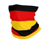 German Flag Print Neck Warmer Gaiter Women Men, Windproof Face Cover Face Mask Scarf For Cold Weather Sport