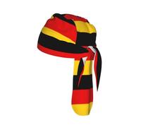 German flag Print Skull Headwrap Under Helmet Cycling Cap Lightweight Quick Dry Adult Gift One Size